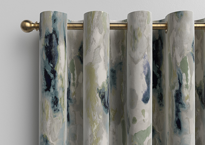 Interstellar, Teal - Made to Measure Curtains - Image 12